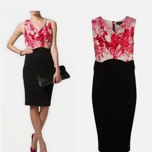 Ted Baker Floral Black Dress